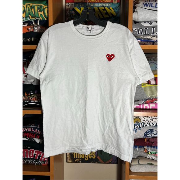 Comme Des Garçon CDG Heart Logo Tee - Picture 1 of 8